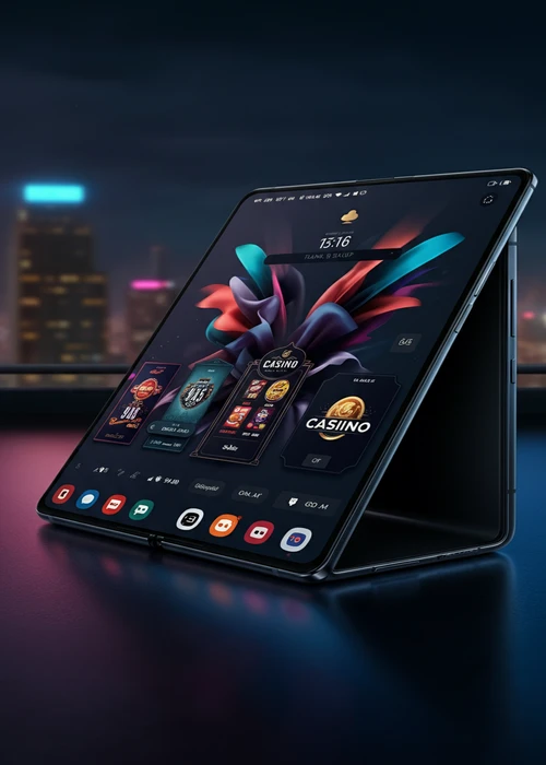 MaxiSpin Casino mobile app interface displaying slot games optimized for on-the-go play on a smartphone.